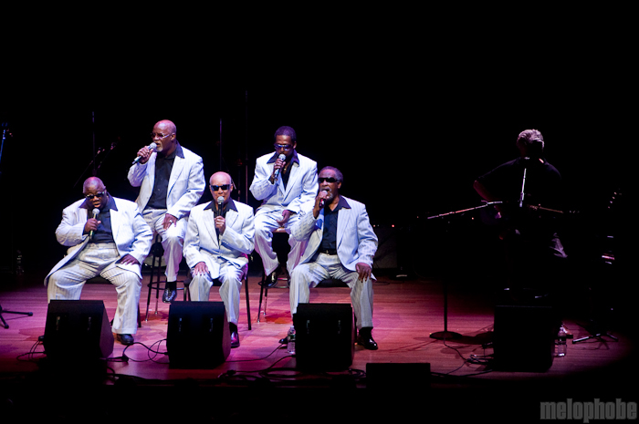 The Blind Boys of Alabama at Lincoln Center for the Performing Arts, July 16, 2010. Photo by Chris Barth.