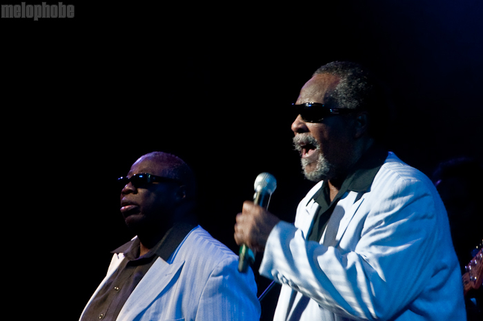 The Blind Boys of Alabama at Lincoln Center for the Performing Arts, July 16, 2010. Photo by Chris Barth.