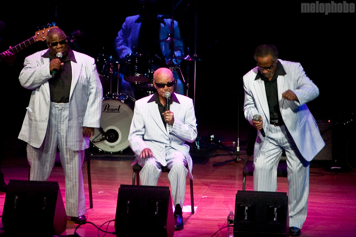 The Blind Boys of Alabama at Lincoln Center for the Performing Arts, July 16, 2010. Photo by Chris Barth.