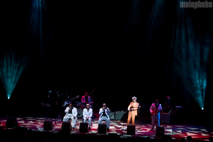 The Blind Boys of Alabama at Lincoln Center for the Performing Arts, July 16, 2010. Photo by Chris Barth.