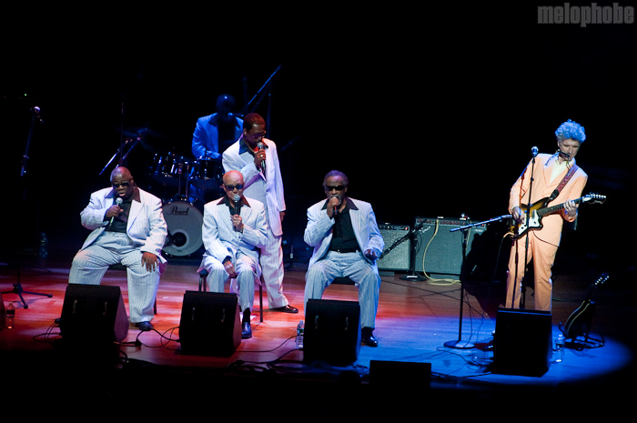 The Blind Boys of Alabama at Lincoln Center for the Performing Arts, July 16, 2010. Photo by Chris Barth.