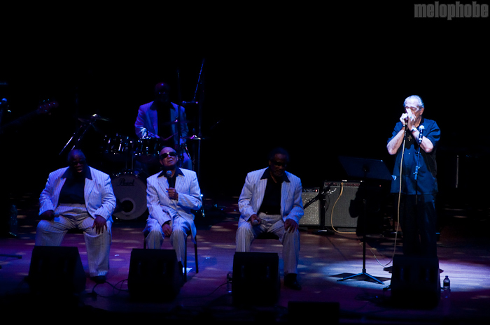 The Blind Boys of Alabama at Lincoln Center for the Performing Arts, July 16, 2010. Photo by Chris Barth.