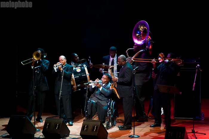 The Blind Boys of Alabama at Lincoln Center for the Performing Arts, July 16, 2010. Photo by Chris Barth.