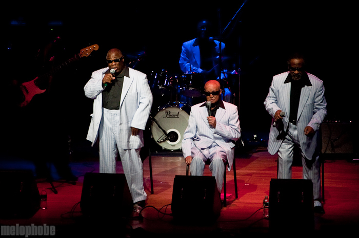 The Blind Boys of Alabama at Lincoln Center for the Performing Arts, July 16, 2010. Photo by Chris Barth.