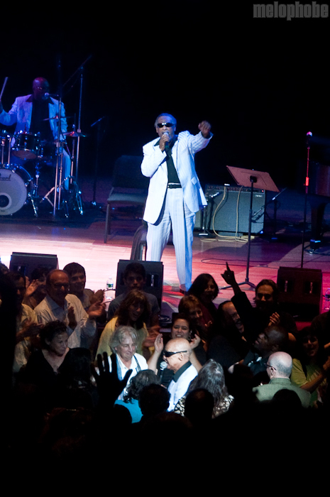 The Blind Boys of Alabama at Lincoln Center for the Performing Arts, July 16, 2010. Photo by Chris Barth.