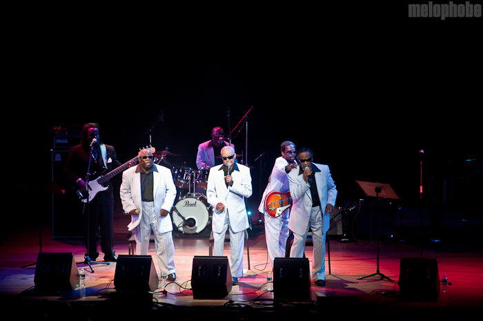 The Blind Boys of Alabama at Lincoln Center for the Performing Arts, July 16, 2010. Photo by Chris Barth.