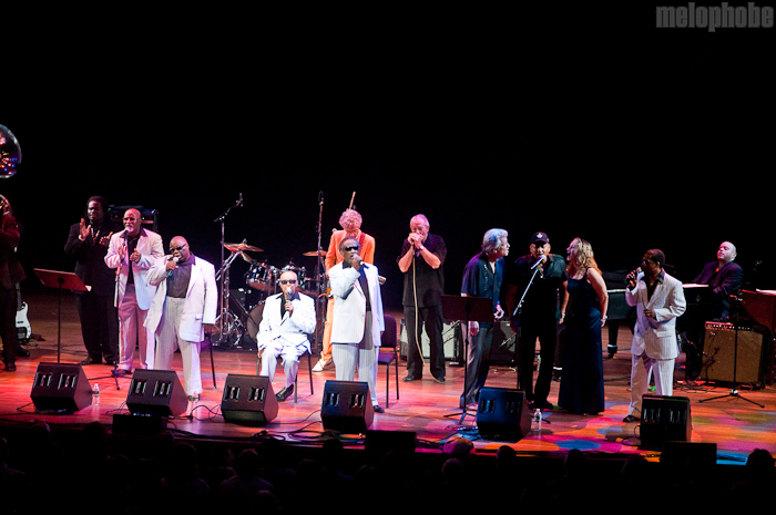 The Blind Boys of Alabama at Lincoln Center for the Performing Arts, July 16, 2010. Photo by Chris Barth.