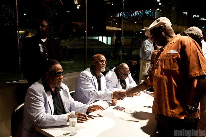 The Blind Boys of Alabama at Lincoln Center for the Performing Arts, July 16, 2010. Photo by Chris Barth.