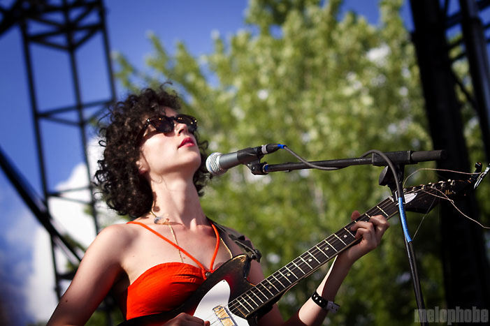 St. Vincent, July 16, 2010. Photo by Jane Qin.