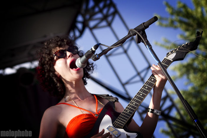 St. Vincent, July 16, 2010. Photo by Jane Qin.