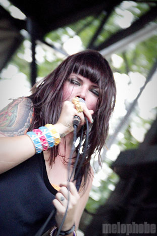 Sleigh Bells, July 16, 2010. Photo by Jane Qin.