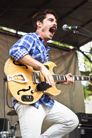 Local Natives, July 16, 2010. Photo by Jane Qin.