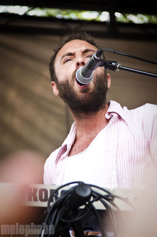 Local Natives, July 16, 2010. Photo by Jane Qin.