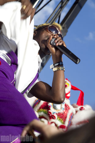 Major Lazer, July 16, 2010. Photo by Jane Qin.