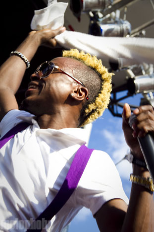 Major Lazer, July 16, 2010. Photo by Jane Qin.