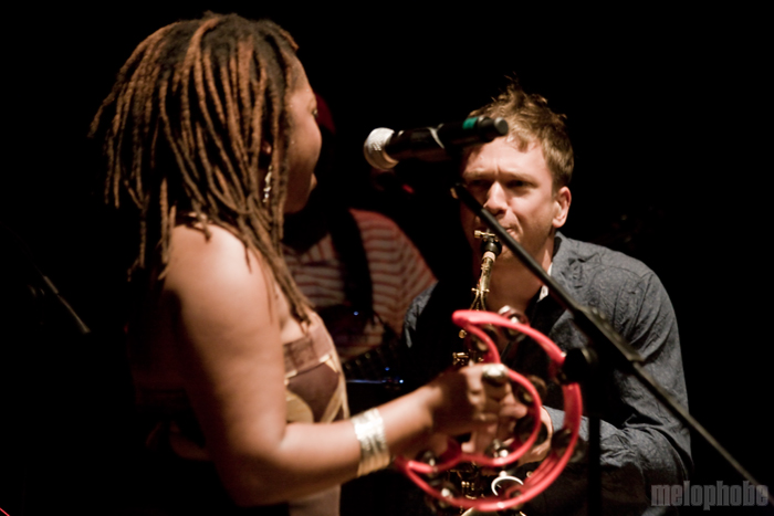 Chiwoniso at Museum of Fine Arts, July 21, 2010. Photo by Steve Benoit.