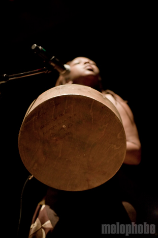 Chiwoniso at Museum of Fine Arts, July 21, 2010. Photo by Steve Benoit.