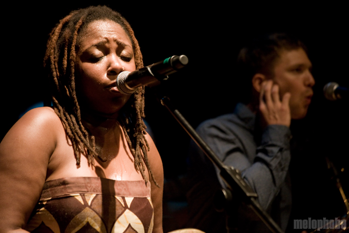 Chiwoniso at Museum of Fine Arts, July 21, 2010. Photo by Steve Benoit.