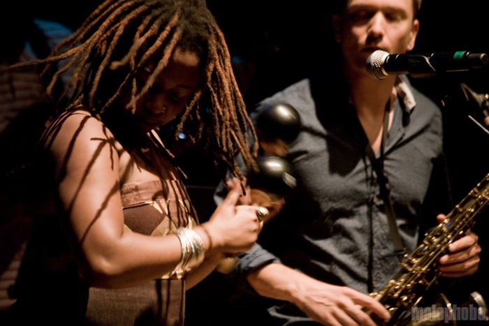 Chiwoniso at Museum of Fine Arts, July 21, 2010. Photo by Steve Benoit.