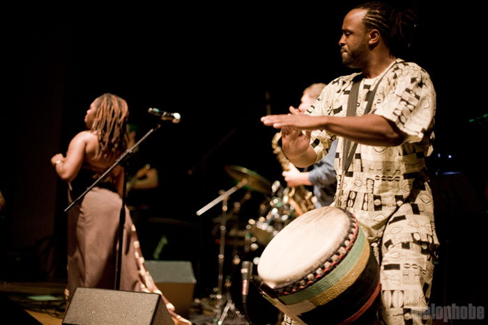 Chiwoniso at Museum of Fine Arts, July 21, 2010. Photo by Steve Benoit.