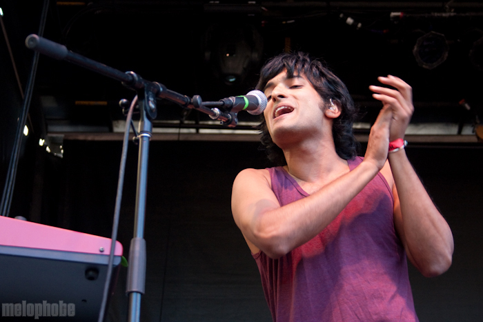 Yeasayer, July 23, 2010. Photo by Jill Rachel Evans.