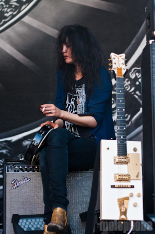 The Dead Weather, July 25, 2010. Photo by Jill Rachel Evans.