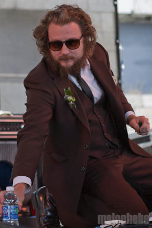 Jim James, July 31, 2010. Photo by Michael Spencer.