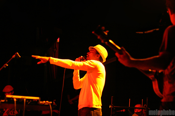 Seu Jorge and Almaz at Royale, July 31, 2010. Photo by Ian Doreian.