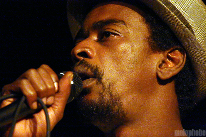Seu Jorge and Almaz at Royale, July 31, 2010. Photo by Ian Doreian.