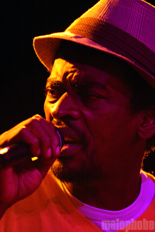 Seu Jorge and Almaz at Royale, July 31, 2010. Photo by Ian Doreian.