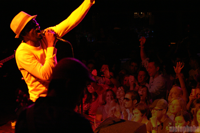 Seu Jorge and Almaz at Royale, July 31, 2010. Photo by Ian Doreian.