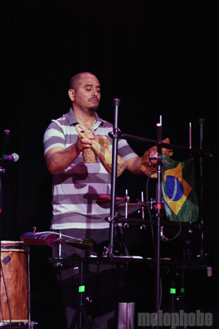 Seu Jorge and Almaz at Royale, July 31, 2010. Photo by Ian Doreian.