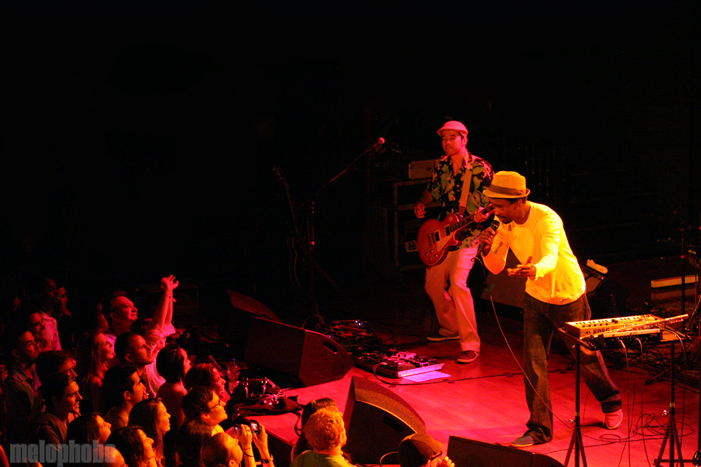 Seu Jorge and Almaz at Royale, July 31, 2010. Photo by Ian Doreian.