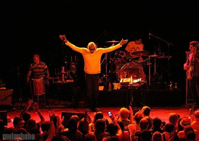 Seu Jorge and Almaz at Royale, July 31, 2010. Photo by Ian Doreian.