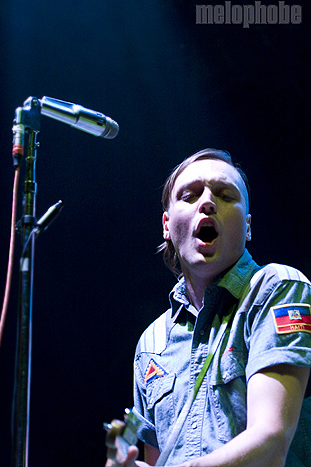 Arcade Fire at Bank of America Pavilion, August 1, 2010. Photo by Ian Doreian.