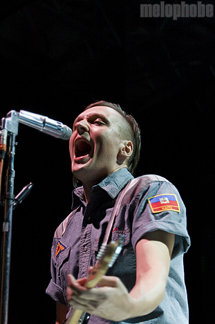 Arcade Fire at Bank of America Pavilion, August 1, 2010. Photo by Ian Doreian.
