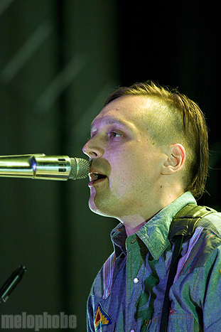 Arcade Fire at Bank of America Pavilion, August 1, 2010. Photo by Ian Doreian.