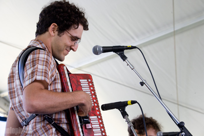 David Wax Museum, August 1, 2010. Photo by Steve Benoit.