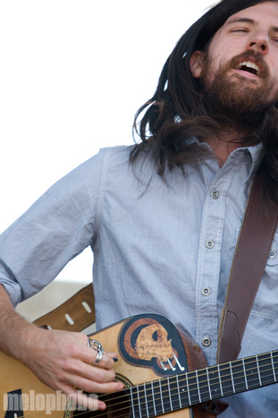 Avett Brothers, August 1, 2010. Photo by Steve Benoit.