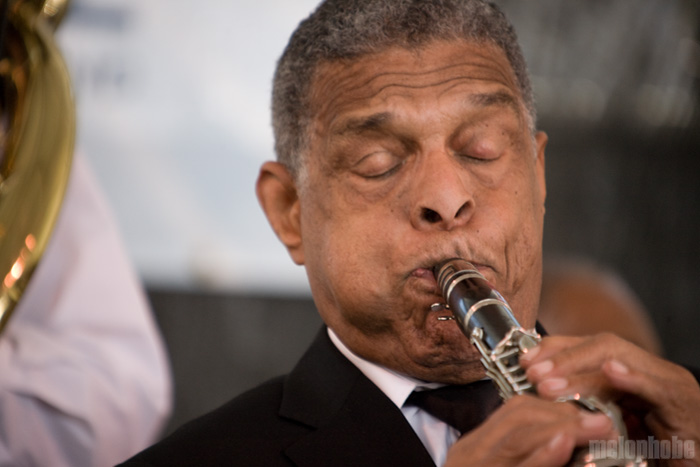Preservation Hall Jazz Band & Guests, August 1, 2010. Photo by Steve Benoit.
