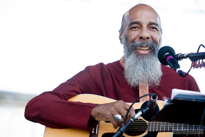 Richie Havens, August 1, 2010. Photo by Steve Benoit.