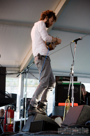 Edward Sharpe and the Magnetic Zeros, August 1, 2010. Photo by Steve Benoit.