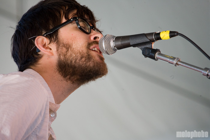 Elvis Perkins in Dearland, August 1, 2010. Photo by Steve Benoit.