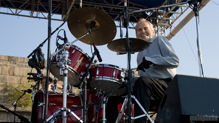 Levon Helm, August 1, 2010. Photo by Steve Benoit.