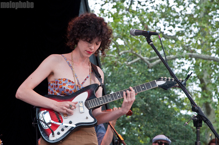 St. Vincent at Central Park SummerStage, August 1, 2010. Photo by Chris Barth.