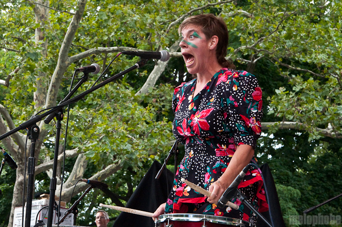 tUnE-yArDs at Central Park SummerStage, August 1, 2010. Photo by Chris Barth.