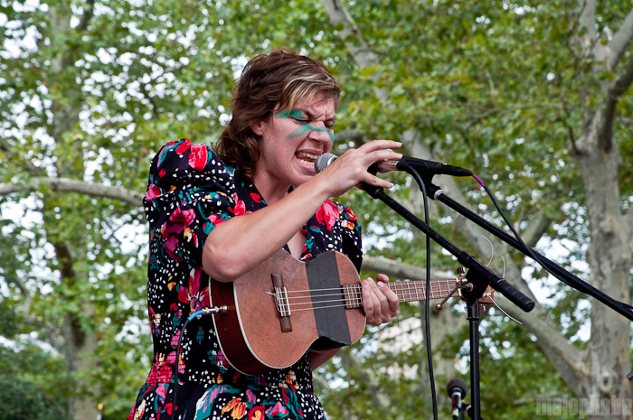 tUnE-yArDs at Central Park SummerStage, August 1, 2010. Photo by Chris Barth.