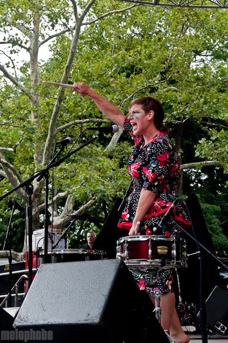 tUnE-yArDs at Central Park SummerStage, August 1, 2010. Photo by Chris Barth.