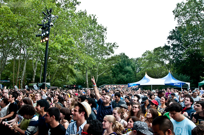 tUnE-yArDs at Central Park SummerStage, August 1, 2010. Photo by Chris Barth.