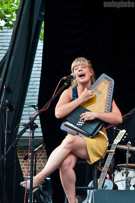 Basia Bulat at Central Park SummerStage, August 1, 2010. Photo by Chris Barth.